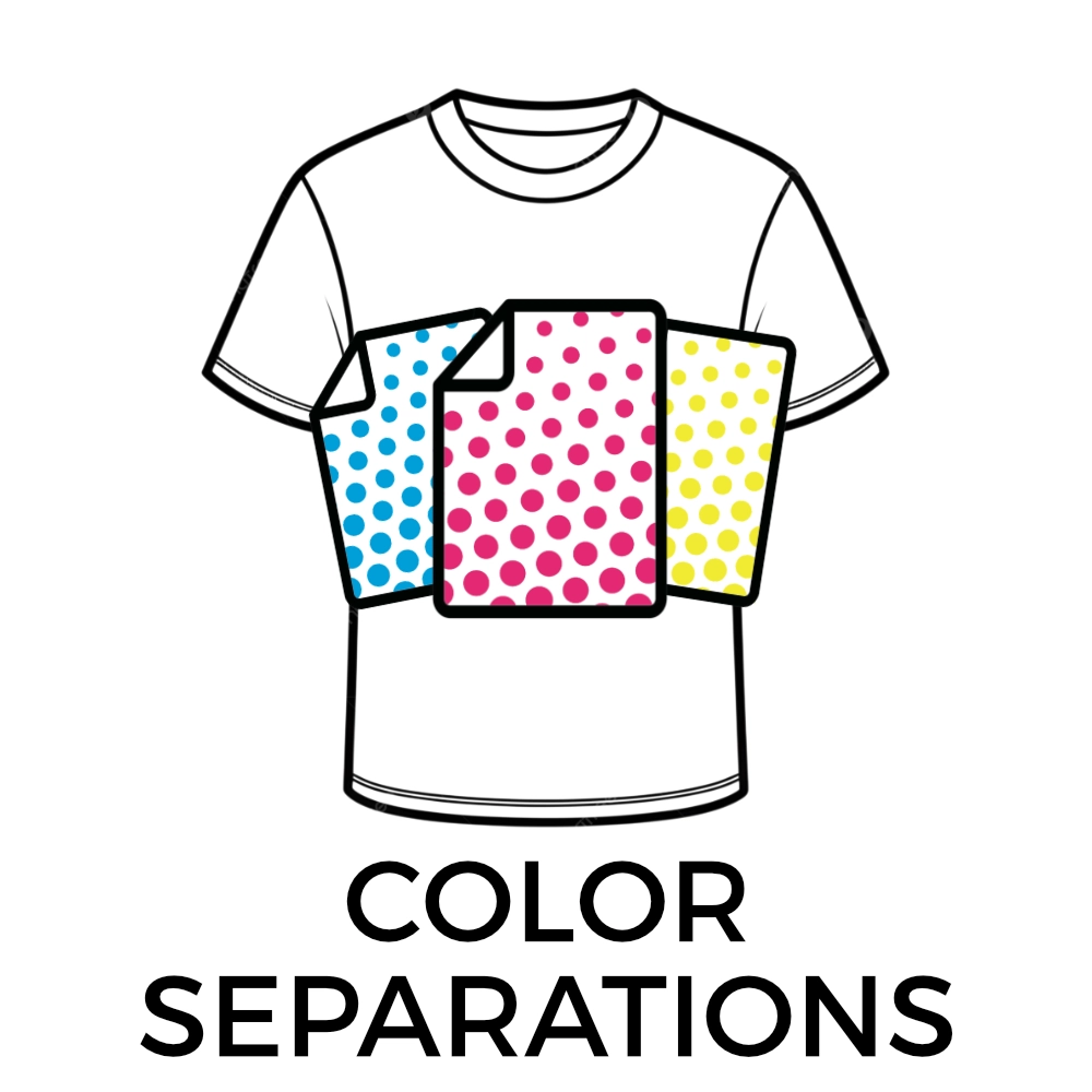 color separation screen printing